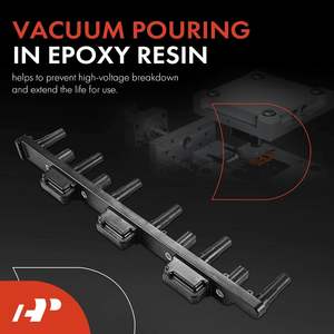 Bobines d'allumage moteur A-Premium 14x8x10 pouces compatibles avec les moteurs Jeep L6 40L Cherokee 2000-2001 TJ 2000-2006 Wrangler - Product Image 3