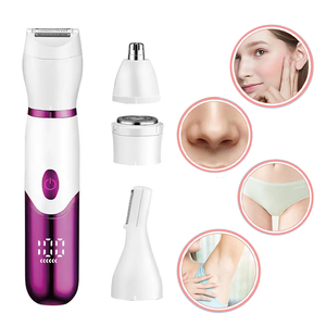 เครื่องโกนขนไฟฟ้า Wanshe 4-in-1 สำหรับผู้หญิง กำจัดขนบิกินี่ เครื่องถอนขนแบบชาร์จไฟได้ ไม่เจ็บ ใช้โกนขนตามร่างกาย รับประกัน 1 ปี - Product Image 1
