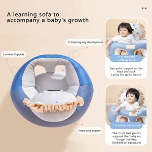 Silla de Aprendizaje Infantil de felpa, asiento de <span class=keywords><strong>apoyo</strong></span> para bebé, sofá para recién nacido, tumbona, recuerdo de fiesta de cumpleaños de Pascua, sofás para niños - Product Image 5