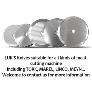 Pour <span class=keywords><strong>Marel</strong></span> Meyn Oem poulet industriel volaille coupe circulaire lame ronde industrie couteau nourriture volaille viande traitement Cuchillo - Product Image 5
