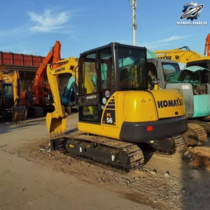 Used Komatsu56 MiniCrawler Excavator 5Ton 0.3m³<b>Bucket</b> Original Japan Brand <b>Small</b> Construction Excavator Low Hours Good Condition - Product Image 3