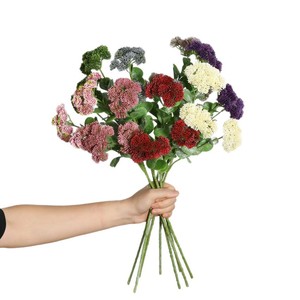 S1016 Nhân Tạo Tú Cầu Trái Cây 3-Đầu Knorr Hoa Sắp Xếp Chất Liệu <span class=keywords><strong>Mi</strong></span> <span class=keywords><strong>Zi</strong></span> Trái Cây Hoa Giả Cho Đám Cưới Trang Trí Nội Thất - Product Image 5