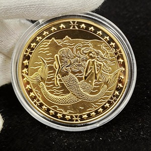 Monedas Conmemorativas del Zodiaco de Alta Calidad en Oferta, Monedas Chapadas en Oro de Doble Cara, Monedas Conmemorativas del Tarot con Diseño del Sol - Product Image 6