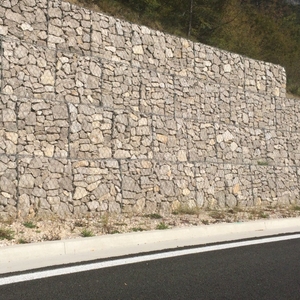 Riverbank koruma ve toprak tutma için dokuma <span class=keywords><strong>Gabion</strong></span> Mesh yüksek mukavemetli galvanizli çelik - Product Image 5