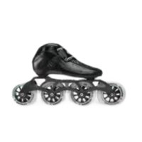 YSMLE Vente Flash Super Patins à Roues Alignées 4 Roues en Fibre de Carbone de Haute Qualité pour la Vitesse