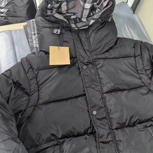 Veste d'<span class=keywords><strong>hiver</strong></span> pour homme, imperméable et coupe-vent, en duvet épais, avec manches amovibles et capuche assortie - Product Image 5