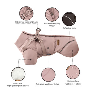 VPETBR Cappotto per <span class=keywords><strong>Cani</strong></span> di Lusso Semplice ed Elegante, Ecologico, <span class=keywords><strong>Impermeabile</strong></span>, in Poliestere, per Inverno/Primavera, Design Moderno di Alta Qualità - Product Image 2