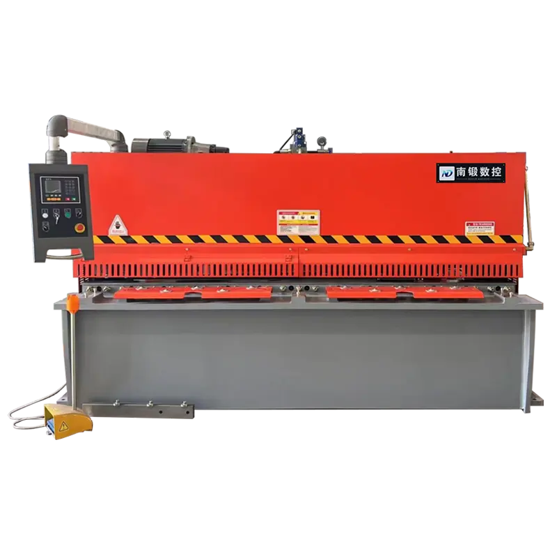 6 meters CNC Hydraulic Guillotine Shearing Machine For Sheet Metal Cutting shearing machine