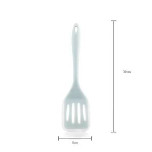 Wide Slot Eco-friendly Non-toxic <b>Silicone</b> Kitchen <b>Tools</b> Patterned Cookware Turner Spatula Hand Grip Dishwasher/Microwave/Oven - Product Image 2