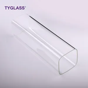 Multi Size Multi Color Multi Diameter Optional High Borosilicate Glass Tubing Square Glass Tube