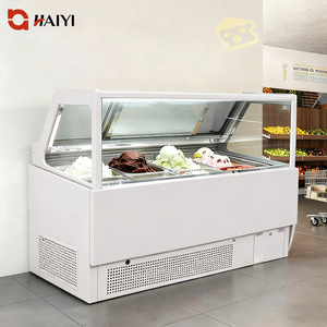 Equipo de Refrigeración Comercial, Congelador Exhibidor de Helados con Puerta de Vidrio para Supermercado - Product Image 2