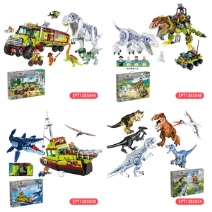 EPT 528 pièces dinosaure Figure modèle équipe d'espions blocs de construction bloc assembler jouets dinosaure Puzzle ensemble jeu blocs de construction - Product Image 6