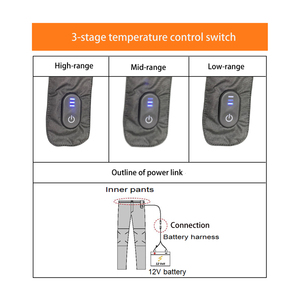 Itian <span class=keywords><strong>MIDIAN</strong></span> — pantalons de vélo résistants à l'eau, équipement de moto, sweat à capuche en maille, protection externe, 12V - Product Image 4