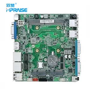 J4125 j1900 processador 2 hdm 6 usb 2 lan controle industrial nano mini placa-mãe itx