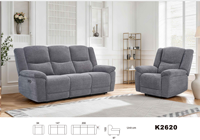 Canapé inclinable multifonctionnel de luxe moderne en tissu et bois, 4 places, électrique, avec mémoire de forme, réglable, pour home cinéma, en métal
