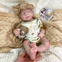 Gerçekçi Yeniden Doğmuş Bebek Bebekleri Yumuşak Silikon Gövdeli Erkek Kız Bebekler 3D Boyalı Cilt Bebe Canlı Yenidoğan Bebek Oyuncakları