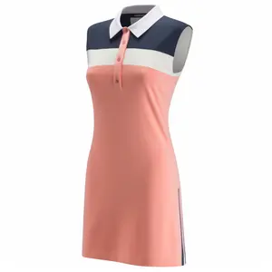wholesale custom women girl ladies tennis polo dress yoga fitness breathable women golf dress polo tee shirt dress for women