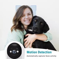 NKIWI ICSee 3MP Caméra Wi-Fi PTZ Écran IPS de 2.8 pouces Appel vidéo Baby Cry Détection sonore Sécurité IP Baby Monitor pour bébés animaux de compagnie
