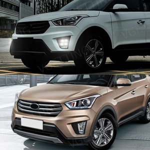 Đèn LED ô tô <span class=keywords><strong>4</strong></span> mắt chạy ban ngày DRL đèn sương mù lái xe cho Hyundai IX25 Creta 2015 2016 Trắng mát chống thấm nước - Product Image 5