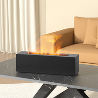 Humidificateur d'air ultrasonique d'huile essentielle de vente directe d'usine LED diffuseur d'huile d'arome de flamme de feu coloré