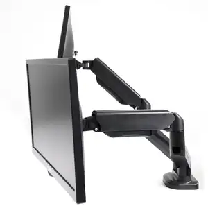 Monitor Mount Gas Spring Mount Dual Monitor Computer Stand/Holder Adjustable Monitor Swing Arm Bracket For 10"-30" Screen