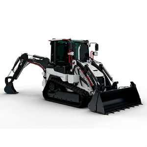 รถตักล้อยางขนาดเล็ก HMK 62T เครื่องยนต์ดีเซล สำหรับงานเกษตรและก่อสร้าง ใช้เครื่องยนต์ Kubota มาตรฐาน EPA สีดำ น้ำหนัก 3500 กก. - Product Image 1