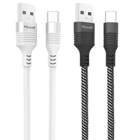 Kabel USB Miccell OEM 60W 3A 1M TPE Pengisian Cepat Kabel Data USB Berkualitas Tinggi Grosir untuk Ponsel Tablet Laptop Kabel USB Tipe C