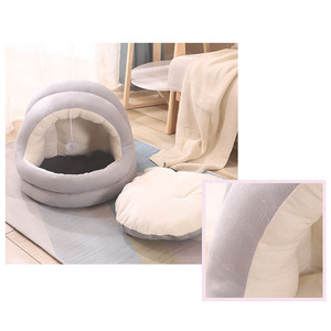 DANYI <span class=keywords><strong>Cat</strong></span> House Indoor Warmer Zwinger Haustier Katzen bett Haustier Heizkissen Zelt Gemütliche Höhlen betten Solide 10 Stück Nachhaltige Spielzeug zelte für Katzen - Product Image 3