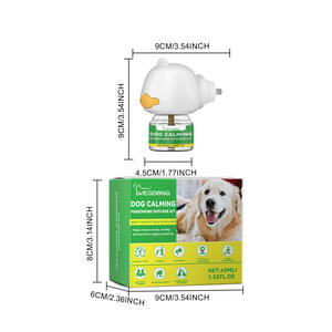 Label Plug-In Pet Training Calming Feromonas Difusor Recambios Kit para el estrés del perro y la separación Alivio de la <span class=keywords><strong>ansiedad</strong></span> - Product Image 1