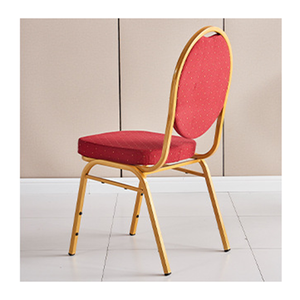 Commercio all'ingrosso banchetto sedie rosso tessuto morbido cuscini eventi matrimoni cene sedie Hotel - Product Image 2