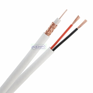 RG59คุณภาพสูงพร้อม75Ohm <span class=keywords><strong>สาย</strong></span>โคแอกเชียล <span class=keywords><strong>CCTV</strong></span> 2CORE - Product Image 2