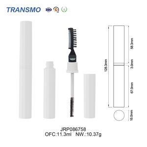 Tubos de Rímel Negros Personalizados de 10 ml con Envase Dorado y Peine, Botella de Envase Cosmético Reciclado - Product Image 6