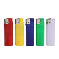 Allume-cigare à gaz créatif recharge bougie électronique briquet à gaz avec lumière LED