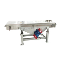 Tamis vibrant linéaire motorisé carré, machine de tamisage vibratoire pour le traitement des aliments et des noix de karité