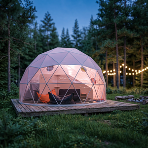 Tente de Camping de luxe pour hommes, dôme gonflable, randonnée - Product Image 3