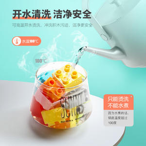 Fele – grands blocs de construction, 200 à 400 pièces, jouet éducatif pour enfants de 2 à 6 ans, ensemble d'assemblage DIY, blocs en plastique unisexes - Product Image 3