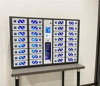 Estación de Carga Rápida para Teléfonos Móviles Y2 Power GIA de 32 Compartimentos, con Opción de Montaje en Pared o Soporte de Pie