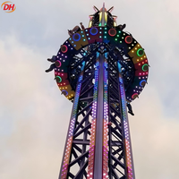 Attraction Tour de Chute Libre Certifiée Sécurisée et Rentable pour Entreprises : Expérience de Montée et de Chute