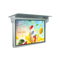 Écran publicitaire LED HD pour bus de 19/22 pouces, pliable, mural, TV de voiture, personnalisation, IP65, utilisation en intérieur, animation de texte d'un an