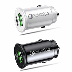 20W Mini Dual Port Car Charger Wireless Fast Charging PD <strong>USB</strong>-C QC3.0 Electric <strong>Cigarette</strong> <strong>Lighter</strong> <strong>Socket</strong> <strong>for</strong> Earphone - Product Image 1