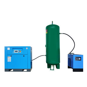 गर्म बिक्री के साथ 15hp कंप्रेसर पेंच हवा कंप्रेसर हवा ड्रायर और हवा टैंक पेंच कंप्रेसर - Product Image 1