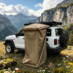 <span class=keywords><strong>Tente</strong></span> d'intimité latérale <span class=keywords><strong>pour</strong></span> voiture avec toit en dôme et deux poches de rangement latérales, sac en maille imperméable, abri de <span class=keywords><strong>douche</strong></span> <span class=keywords><strong>pour</strong></span> le overlanding - Product Image 1