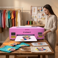 Imprimante DTF numérique EraSmart 33 cm A3 avec encre blanche, machine de transfert direct sur film pour T-shirts personnalisés, entrepôt américain