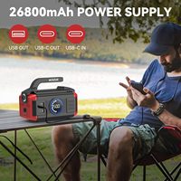 12V 16000mAh Car Jump Starter with Air Compressor 150PSI Tire Inflator