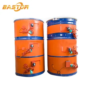 250X1740MM 220V 2000W Temperature Controller 200 Liter Industry electric Silicone Drum Oil Heater