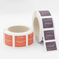 Étiquettes pour bouteilles en rouleau, personnalisées, imprimées, imperméables, résistantes à l'huile, pour emballages de bocaux alimentaires, autocollants avec logo pour emballage