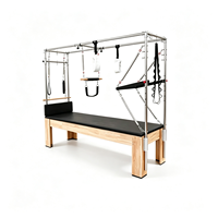 Reformadores de Pilates, Reformer de Pilates para Estudio de Danza, Cadillac de Pilates de Madera de Roble para Ballet, Flexibilidad y Alineación Corporal