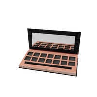 Boîte de Palette de Fards à Paupières Recyclée Personnalisée Boîte Rigide Emballage de Fards à Paupières Multicolores Utilisation Cosmétique Boîtes en Papier avec Miroir