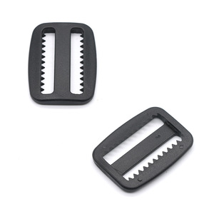 <b>Sliding</b> Buckle <b>Plastic</b> D Ring 39Mm For Bags Adjustable Fastener Durable - Product Image 1