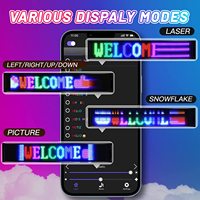 Panneau à matrice LED résistant à l'eau pour logo de voiture Panneau d'affichage RVB flexible et pliable Ajoutez du style à la signalisation numérique de votre véhicule